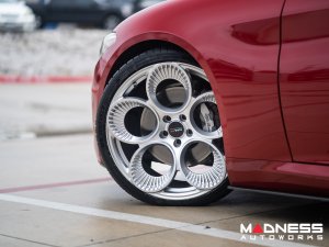 Alfa Romeo Giulia Custom Wheels - set of 4 - KuhlFX - Forged - Veloce - Gloss Silver Alfa Romeo Giulia Custom Wheels - set of 4 - KuhlFX - Forged - Veloce - Gloss Silver